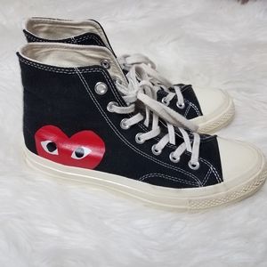 Comme des Garcons Black Chuck Taylor Highs 5.5/7.5